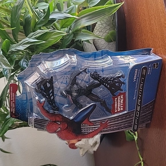 2007 Venom Spider-man 3 Sybiote spinning attack action figure Harbro Marvel - Picture 11 of 17